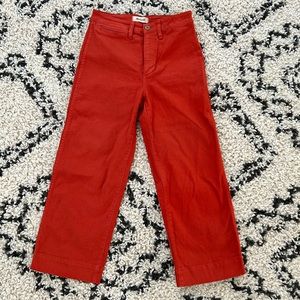 Madewell Emmett Wide Leg Crop Pants
